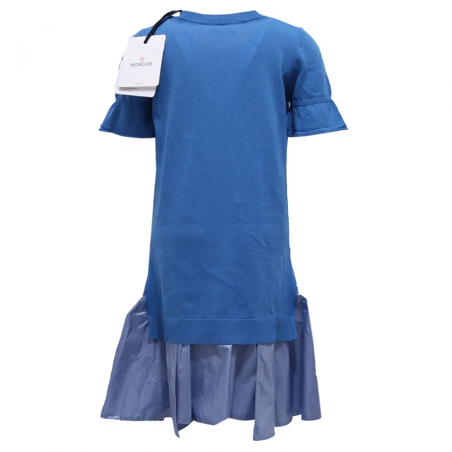 0235Y abito bimba girl MONCLER light blue cotton dress
