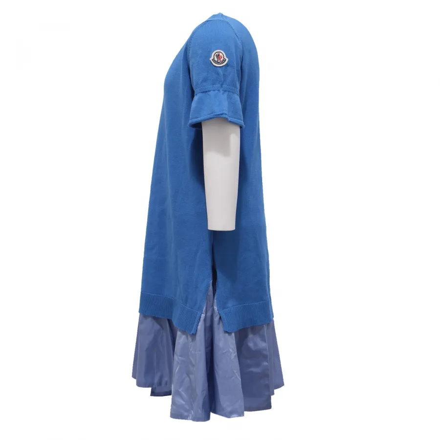 0235Y abito bimba girl MONCLER light blue cotton dress