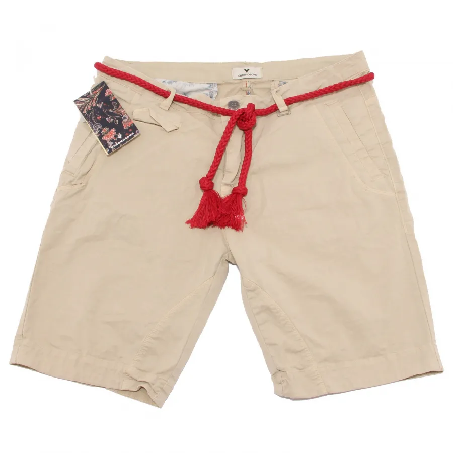 0519Q bermuda CHROMOSOME beige pantalone corto uomo short men
