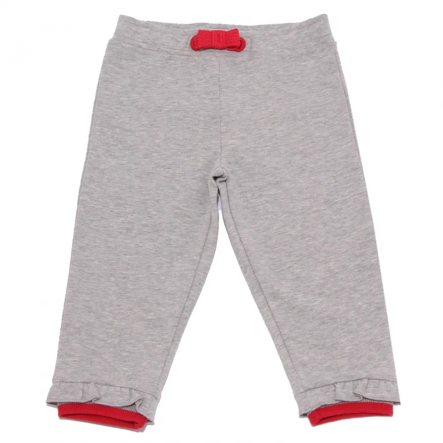 0525X pantalone tuta bimba MONCLER girl grey sweatpant