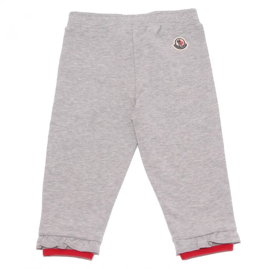 0525X pantalone tuta bimba MONCLER girl grey sweatpant