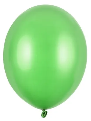 100 palloncini in lattice verde maggio 12 cm