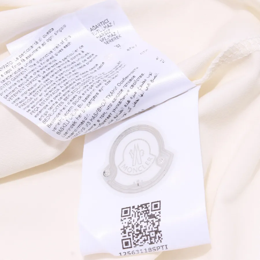 4222X maglia GIRL bimba MONCLER girl ivory t-shirt