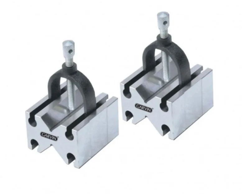 529.303 Coppie prismi in acciaio temprato 57-60HRC, 70X63X45mm  - alberi Ø 5 - 38, precisione DIN876/0