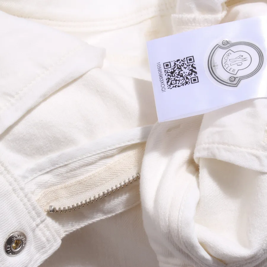 5657V gonna bimba MONCLER jeans avorio skir girl kid