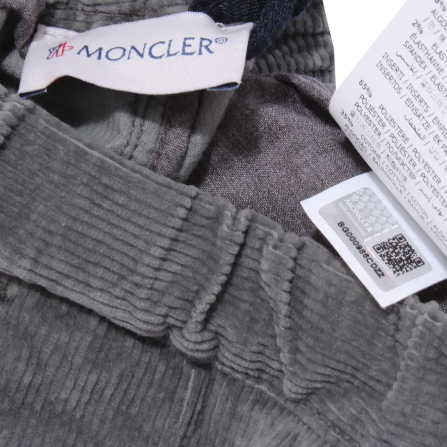 6411M pantaloni velluto bimbo MONCLER kids trousers pants