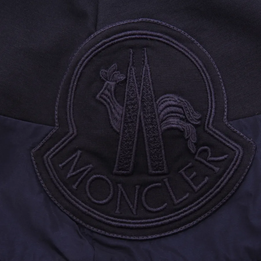 6588AC abito bimba girl MONCLER blue cotton dress kid