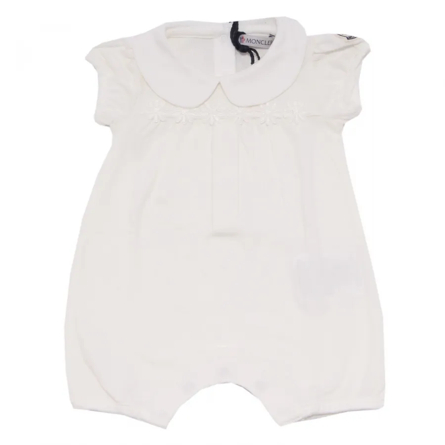 7292R body bimba MONCLER PAGLIACCETTO avorio tutina romper kid