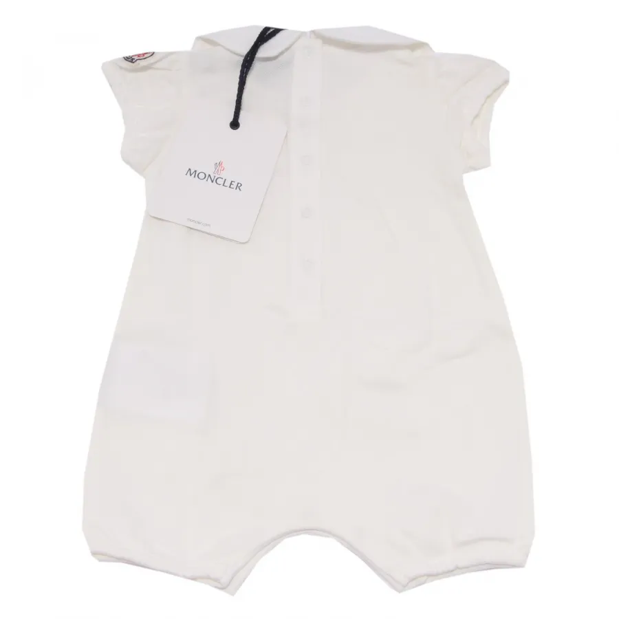 7292R body bimba MONCLER PAGLIACCETTO avorio tutina romper kid
