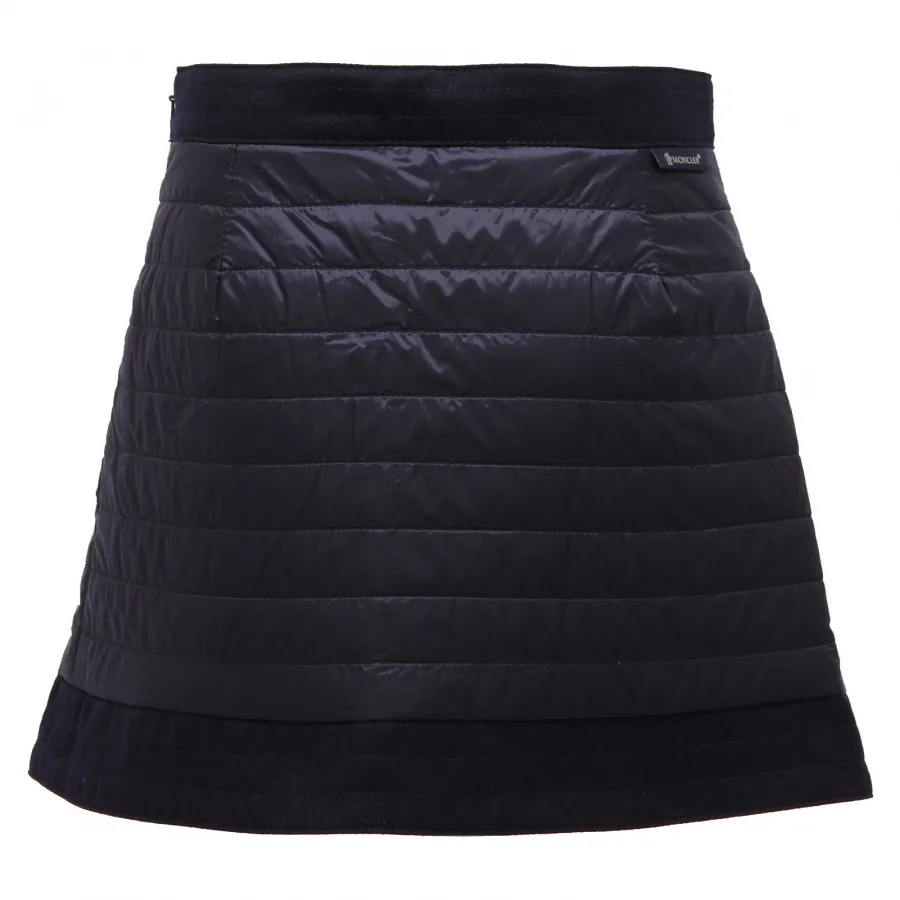 8117V gonna bimba MONCLER blue padded skirt girl kid