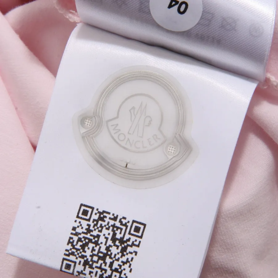 8267AH vestito bimba girl MONCLER pink cotton dress