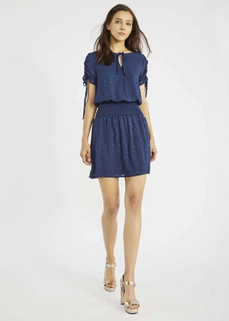 Abito a stelle jacquard