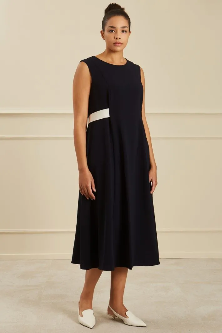 Abito midi in cady