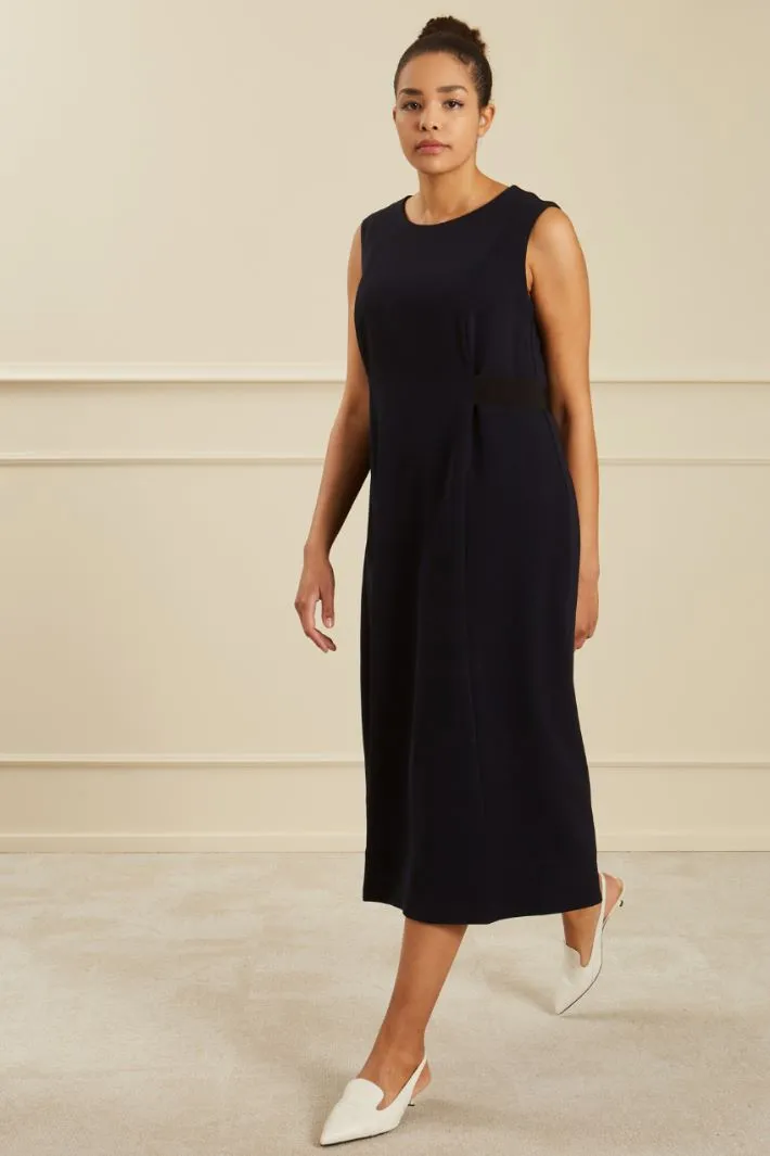 Abito midi in cady