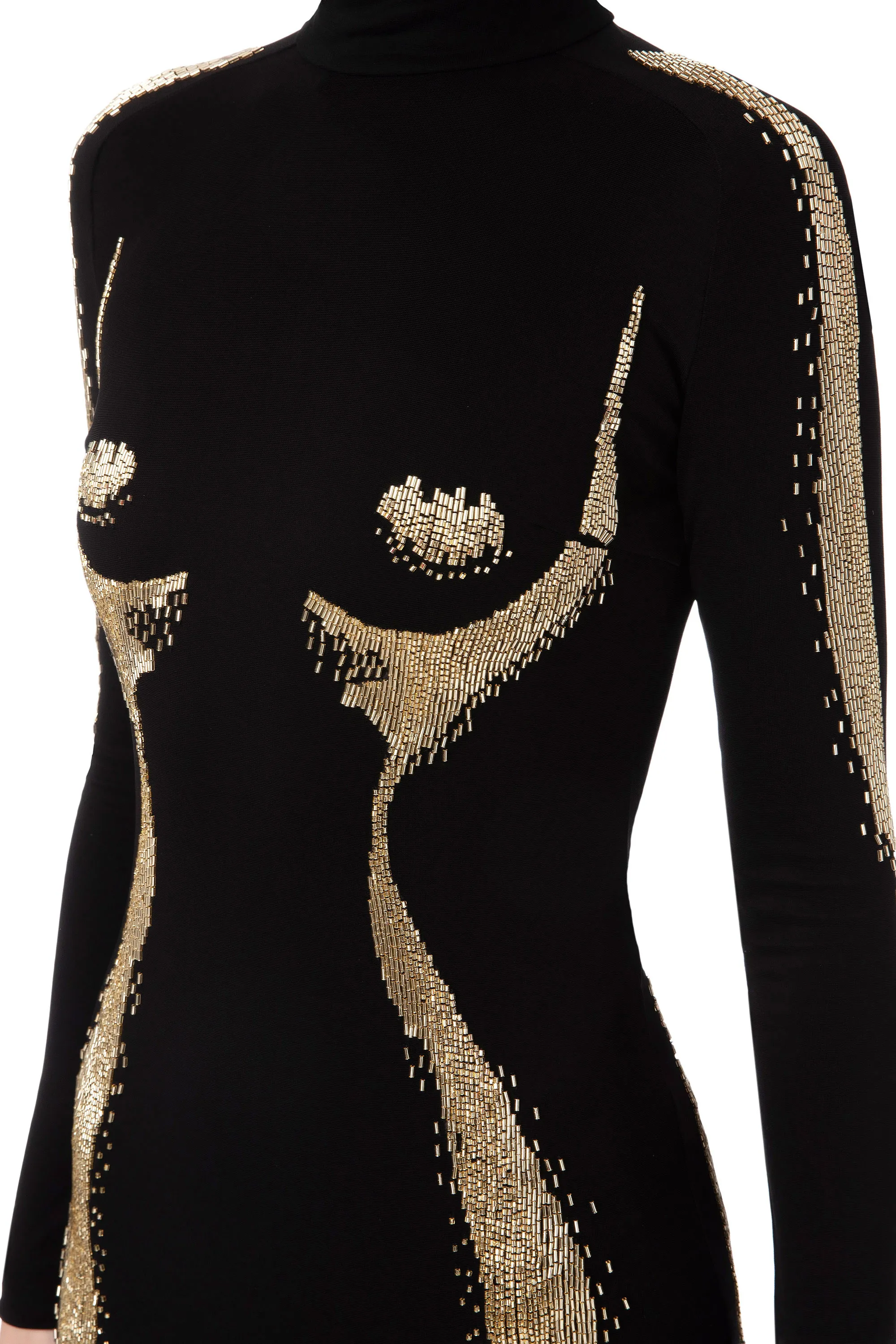 Abito red carpet silhouette femminile