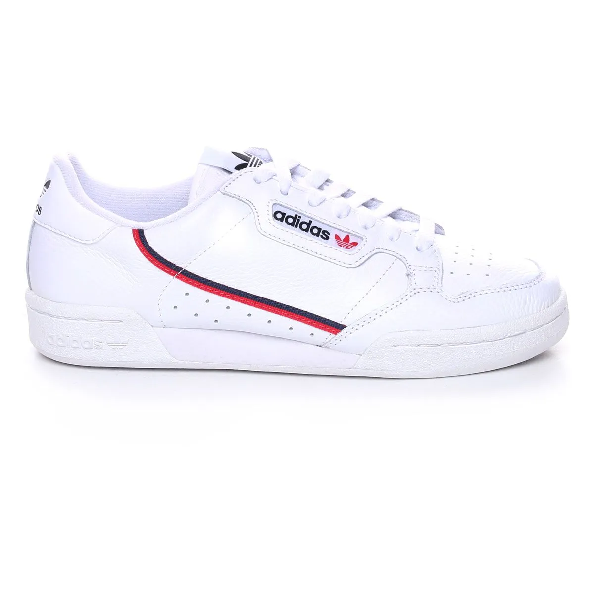 Adidas Continental 80 Uomo Bianco Rosso