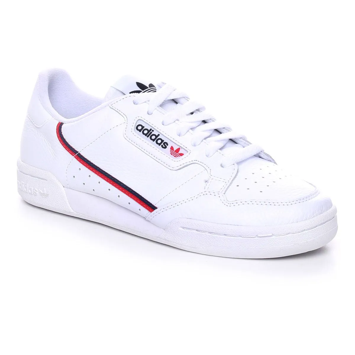 Adidas Continental 80 Uomo Bianco Rosso