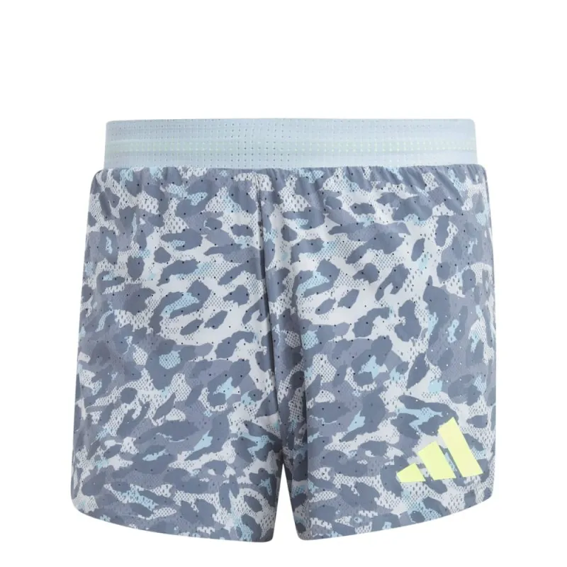 ADIDAS Pantaloncini Running Rtr Leopardati Blu Uomo