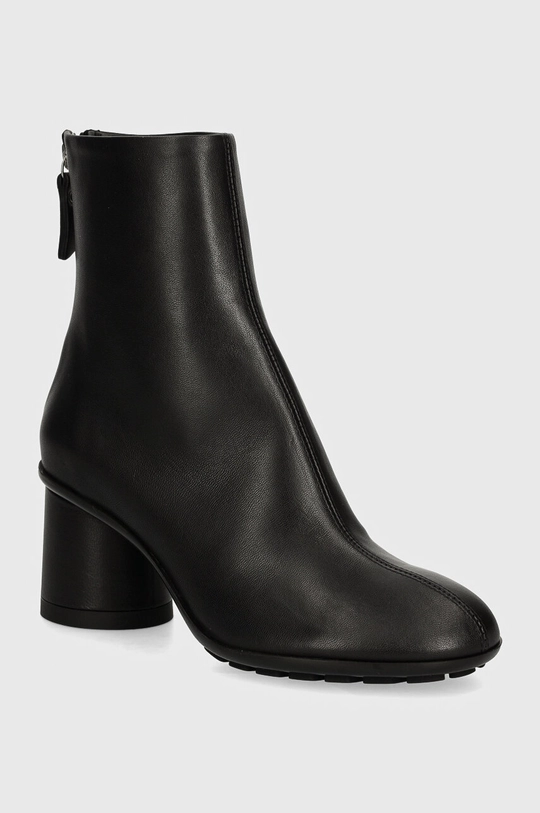 AGL stivaletti alla caviglia in pelle Curvy Bootie