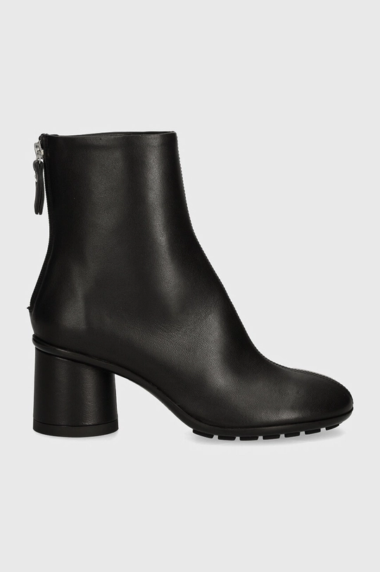 AGL stivaletti alla caviglia in pelle Curvy Bootie