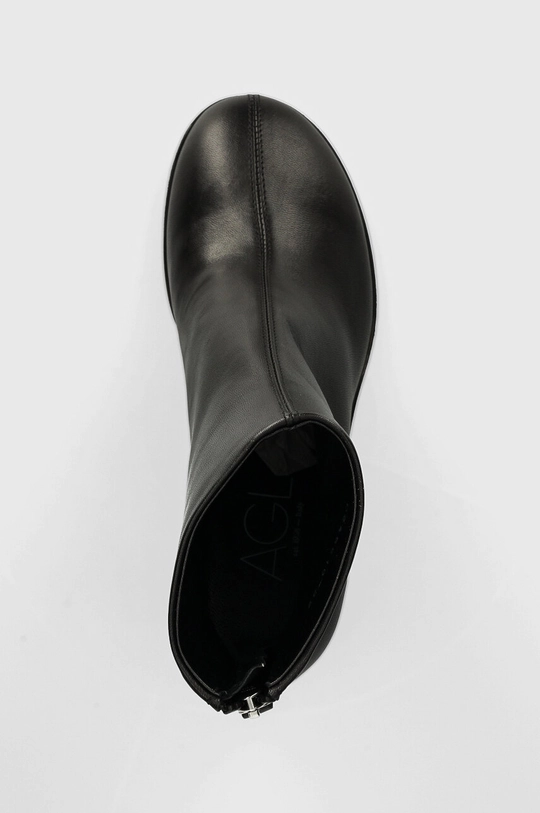 AGL stivaletti alla caviglia in pelle Curvy Bootie