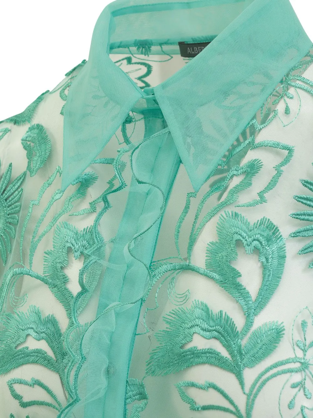 ALBERTA FERRETTI Camicia Sunflower Macramé 