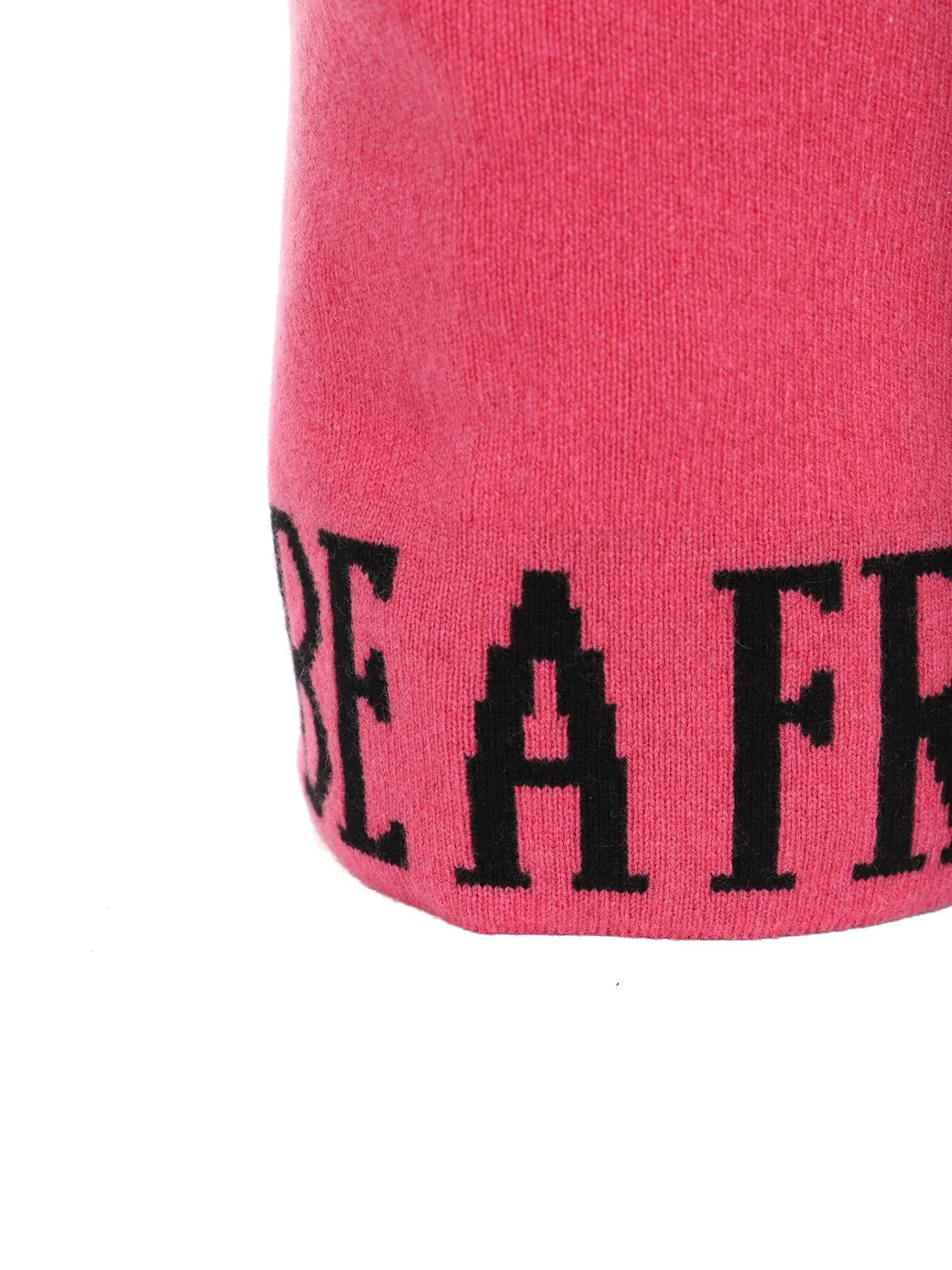 ALBERTA FERRETTI   CAPPELLO FUCSIA CON INTARSIO