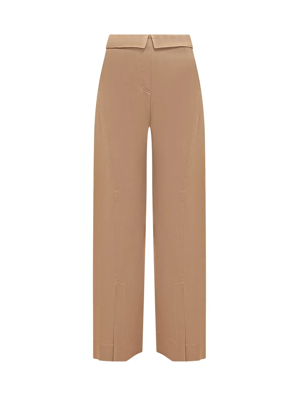 ALBERTA FERRETTI Pantalone Enver in Satin di Viscosa  