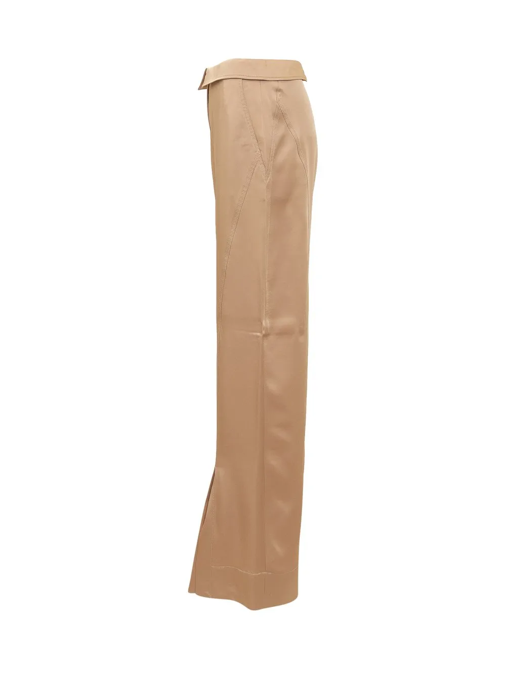 ALBERTA FERRETTI Pantalone Enver in Satin di Viscosa  