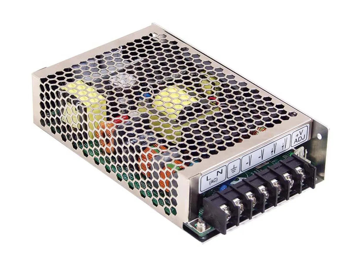Alimentatore switching MEAN WELL HRP-150-15, 150W, ingresso 120 → 370 V dc, 85 → 264 V ac, uscita 15V cc,