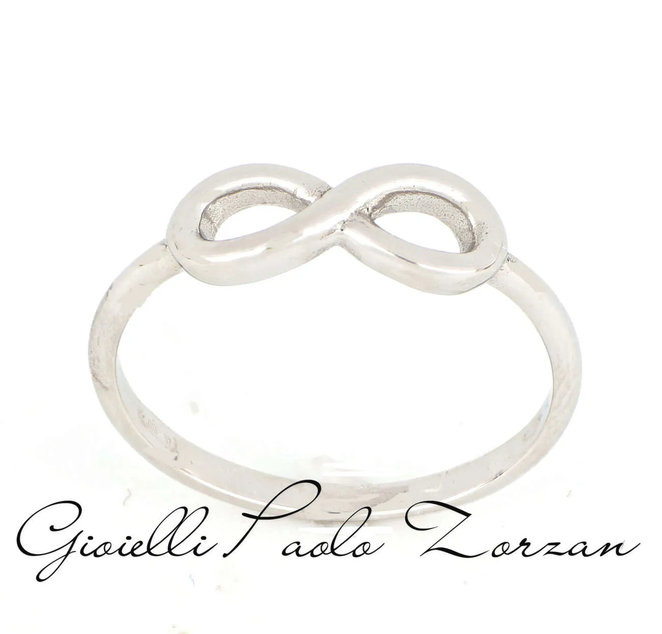 Anello infinito in oro bianco  AN-19