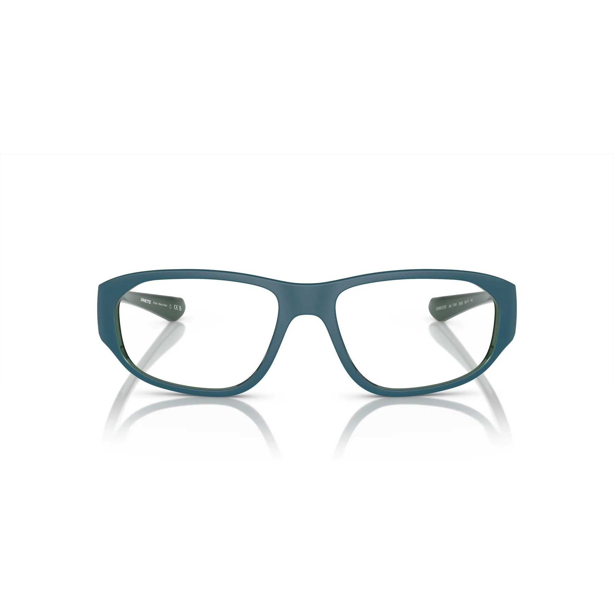   Arnette AN 7245 Gamoor 2926 Blu Opaco/smeraldo Allumina | Occhiale Da Vista Uomo 