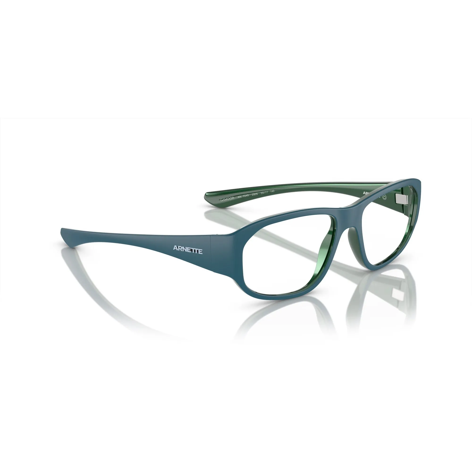   Arnette AN 7245 Gamoor 2926 Blu Opaco/smeraldo Allumina | Occhiale Da Vista Uomo 