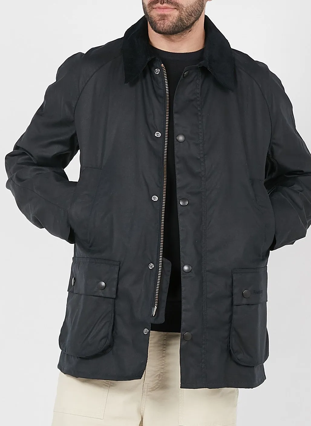  BARBOUR   ASHBY - Cappotto collo classico in cotone | Blu