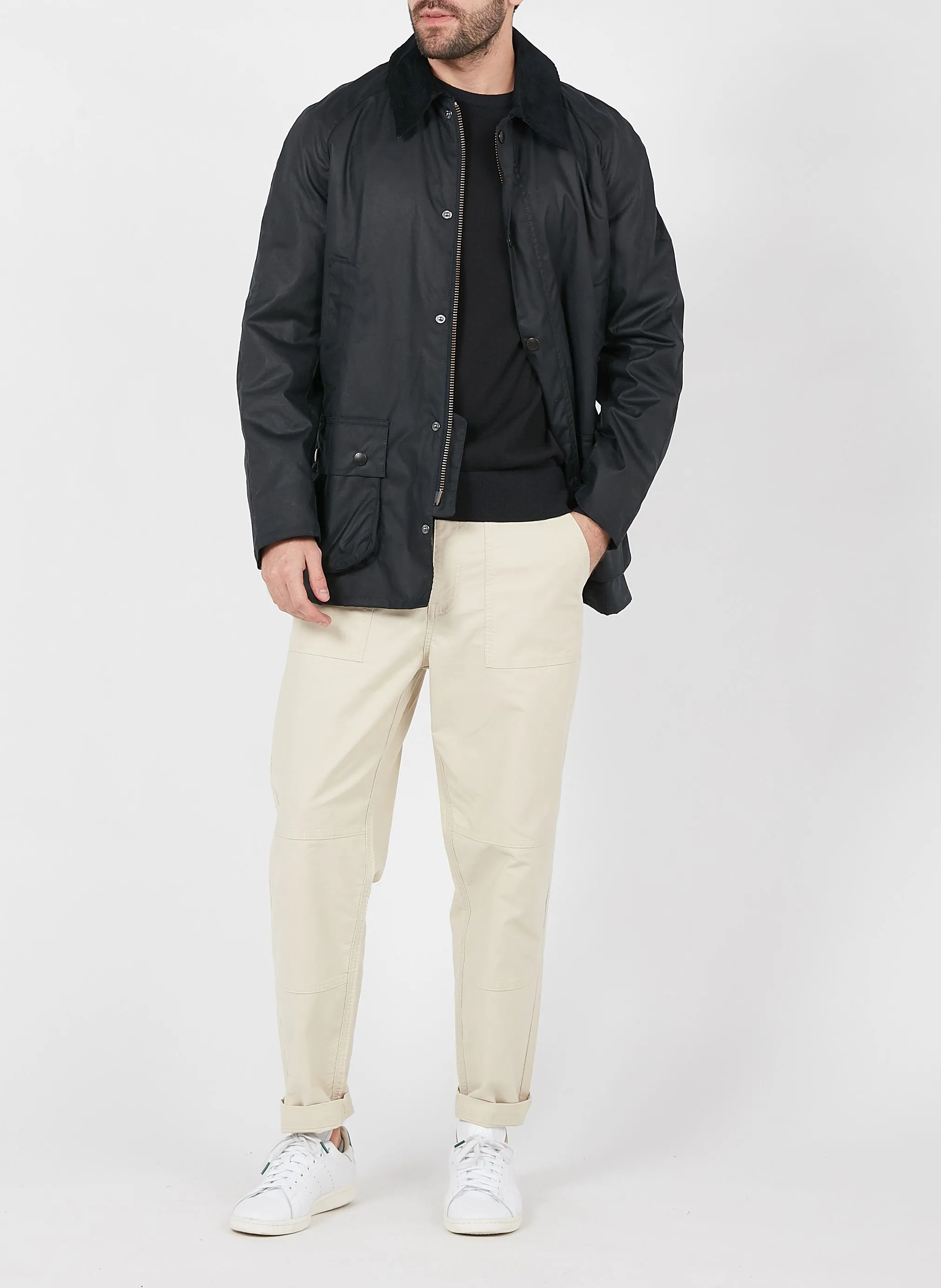  BARBOUR   ASHBY - Cappotto collo classico in cotone | Blu