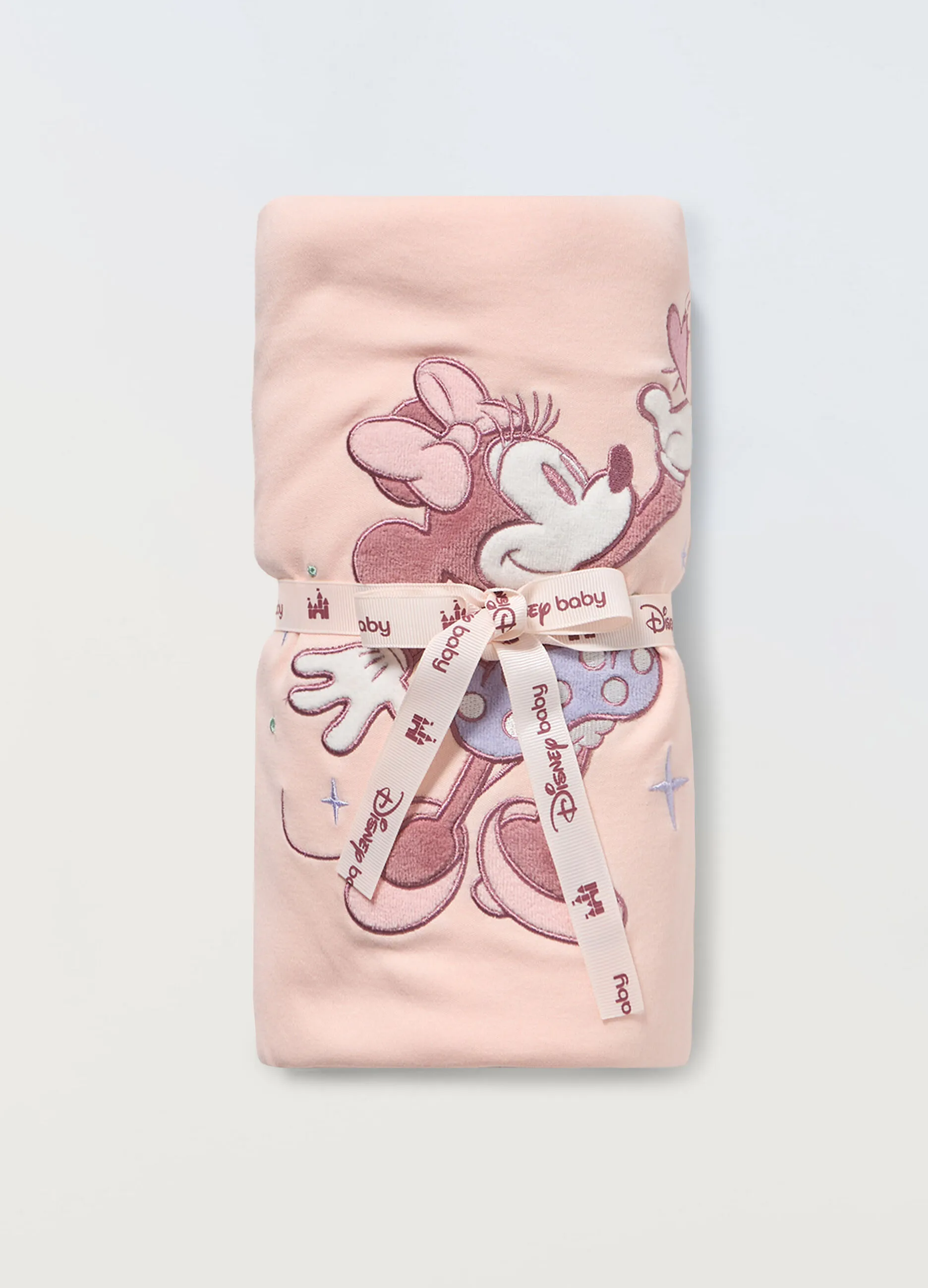 BLUKIDS  Copertina Minnie in puro cotone neonata