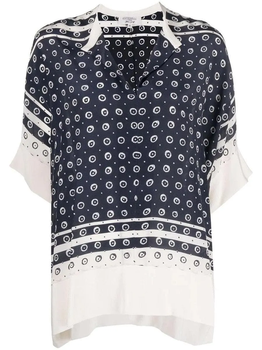 Blusa con stampa