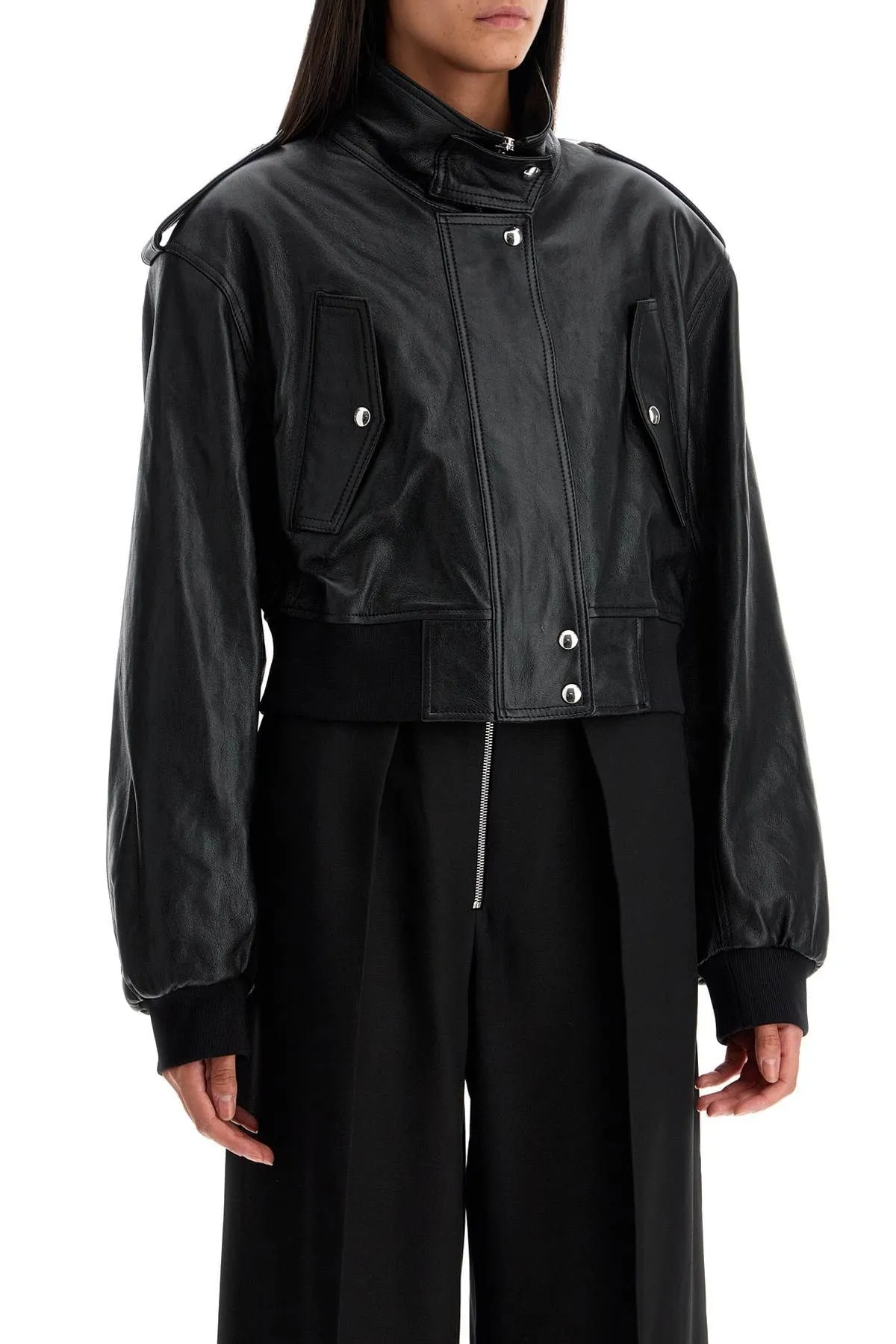 Bomber in pelle Kember