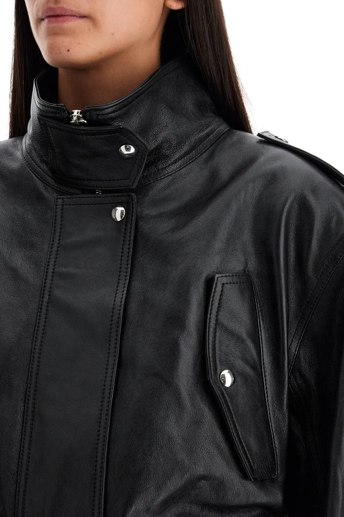 Bomber in pelle Kember