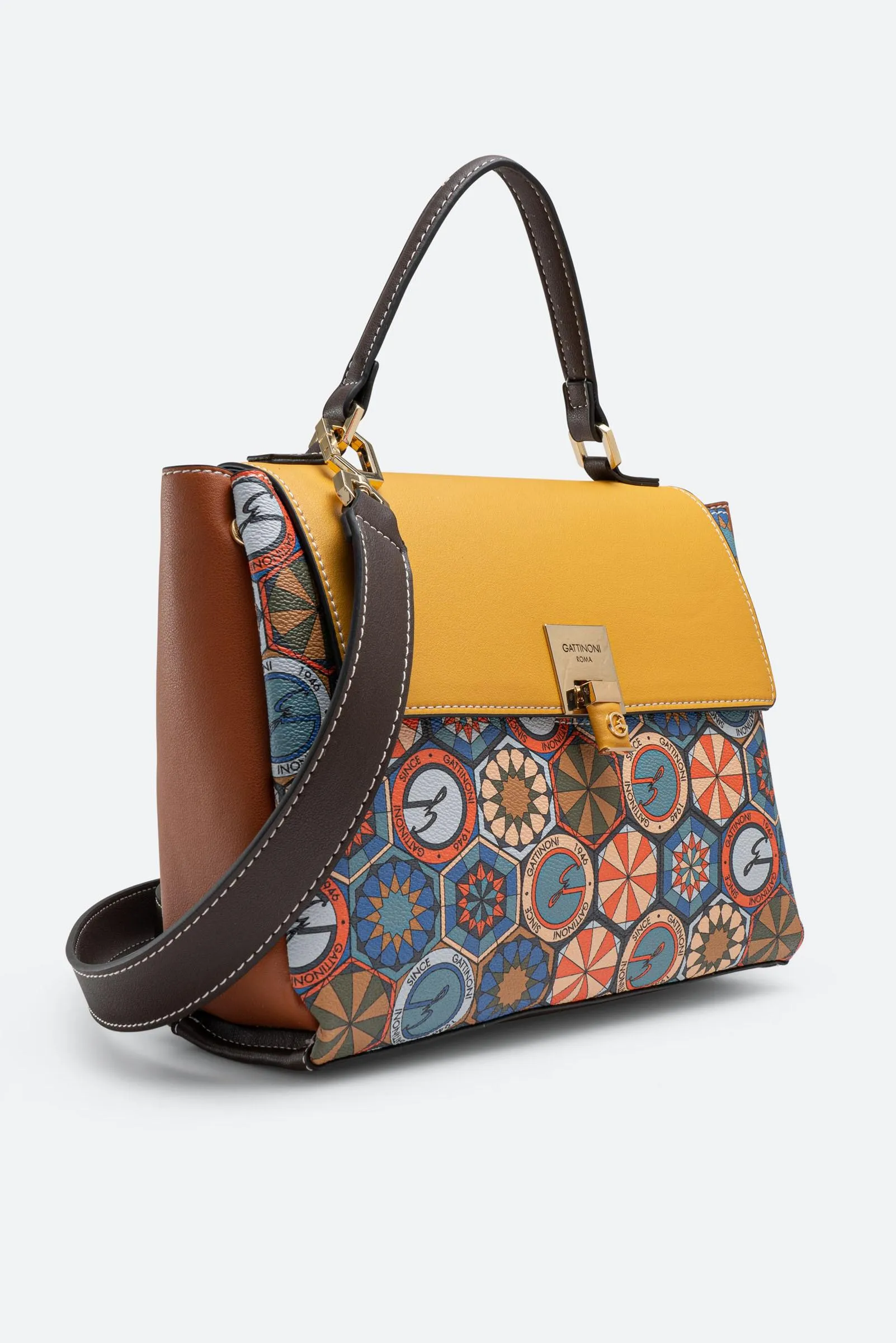 Borsa a mano multicolore