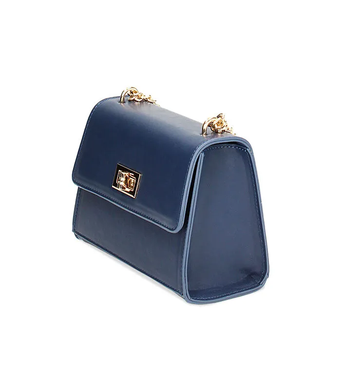 Borsa a tracolla blu