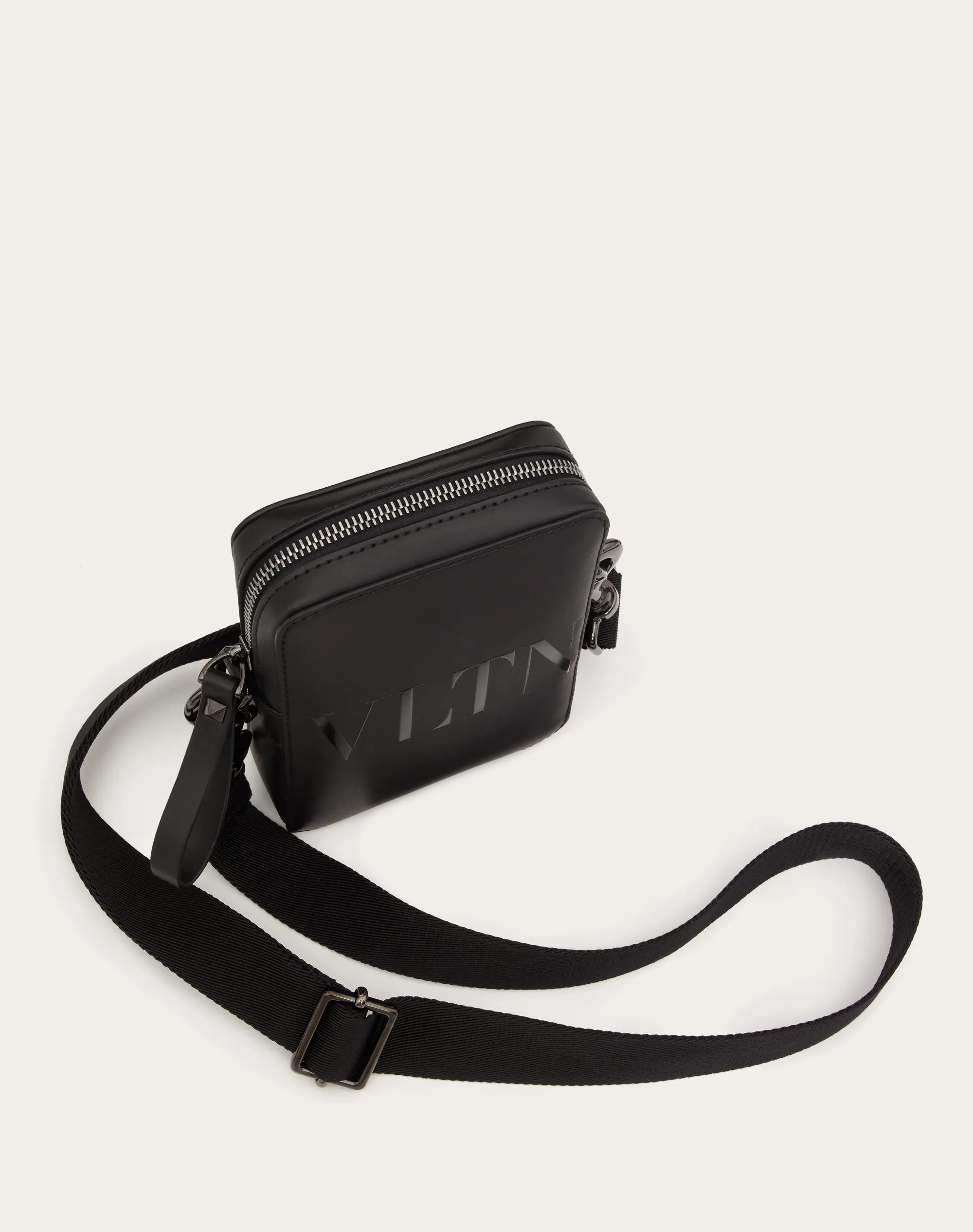 BORSA A TRACOLLA PICCOLA VLTN IN PELLE