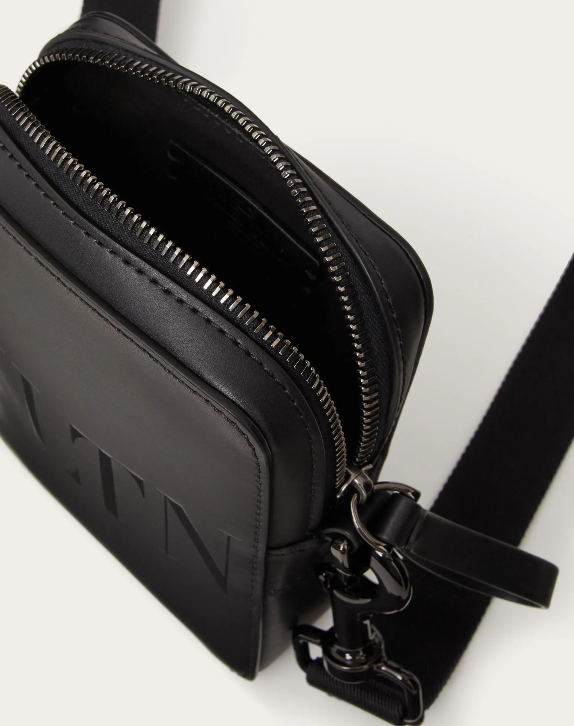 BORSA A TRACOLLA PICCOLA VLTN IN PELLE