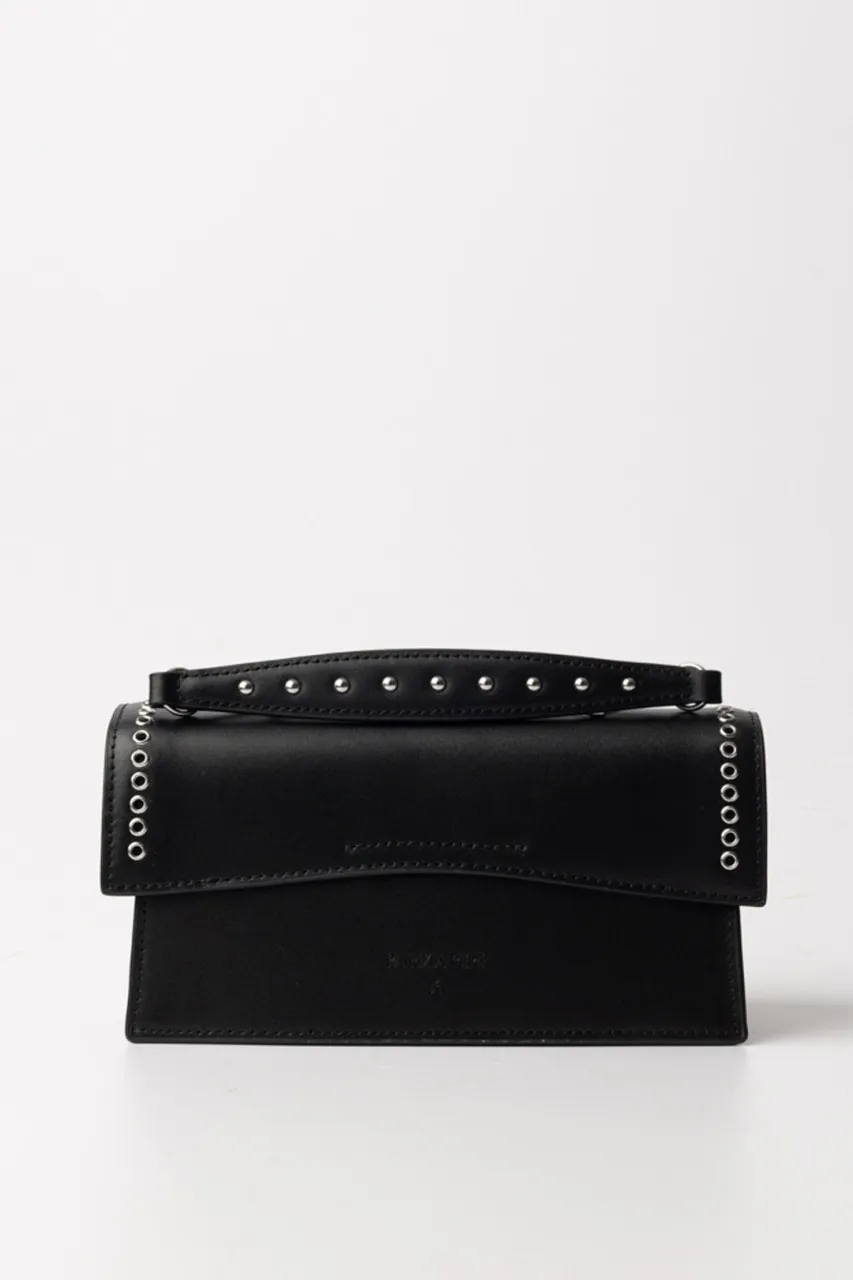 Borsa Fly Bamby Eyelet a tracolla Nero