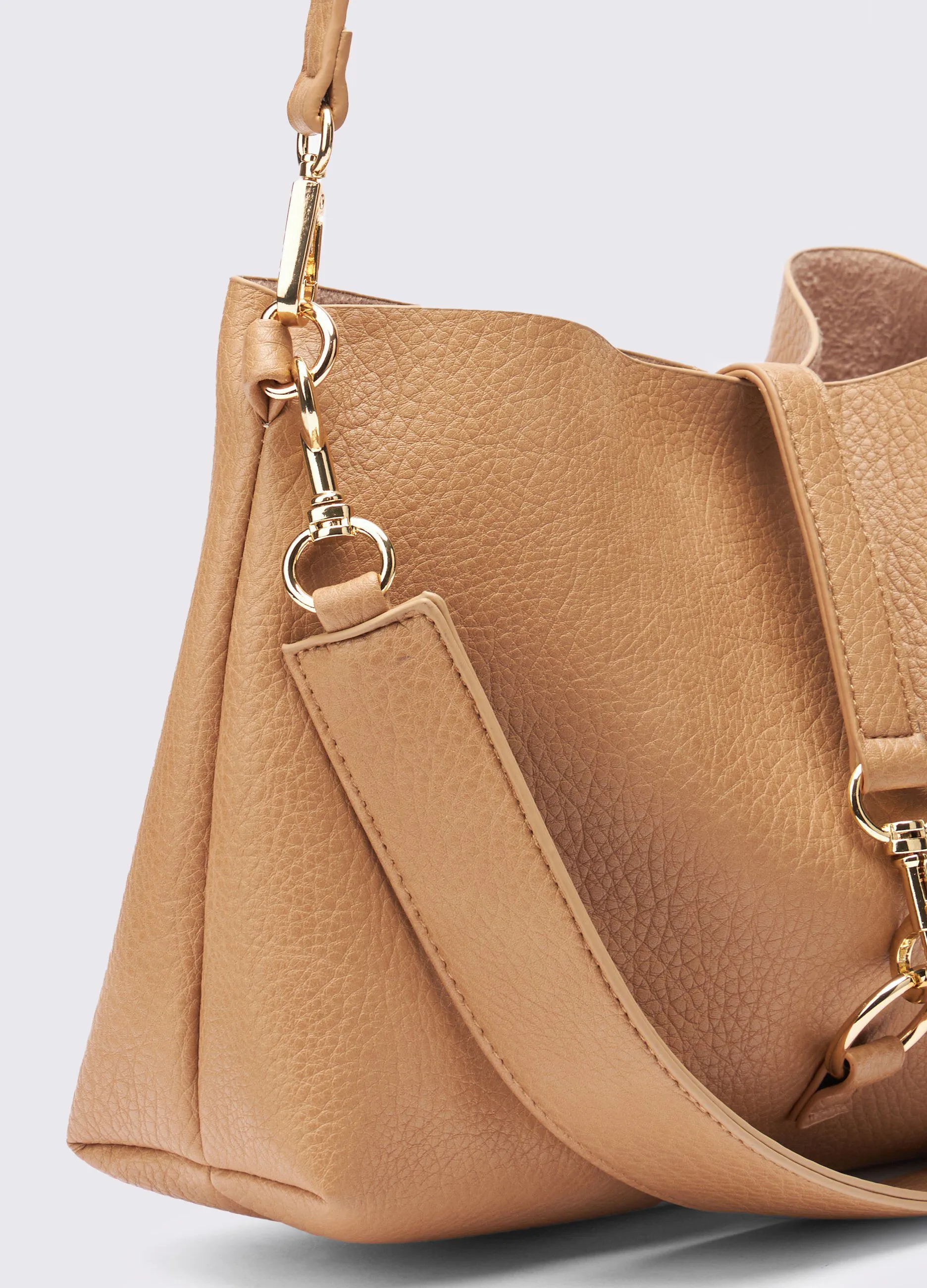 Borsa in eco pelle a tracolla donna