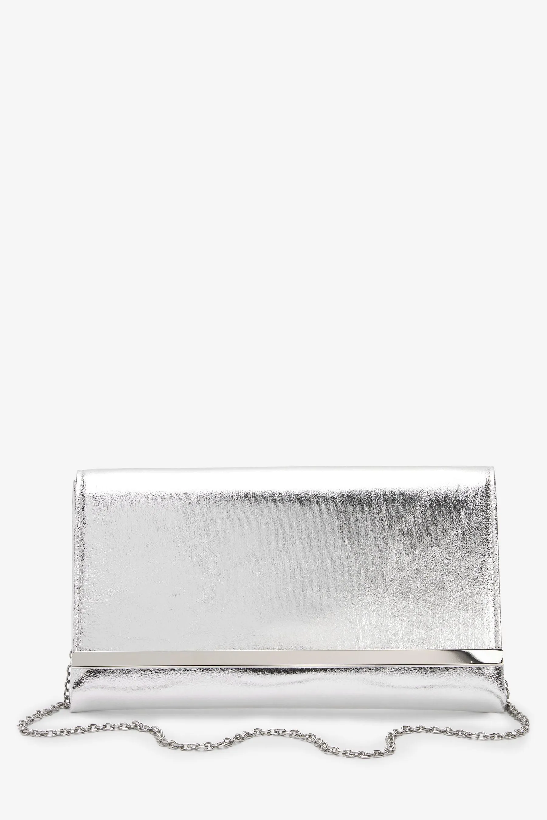 Borsa pochette con catena a tracolla rimovibile
