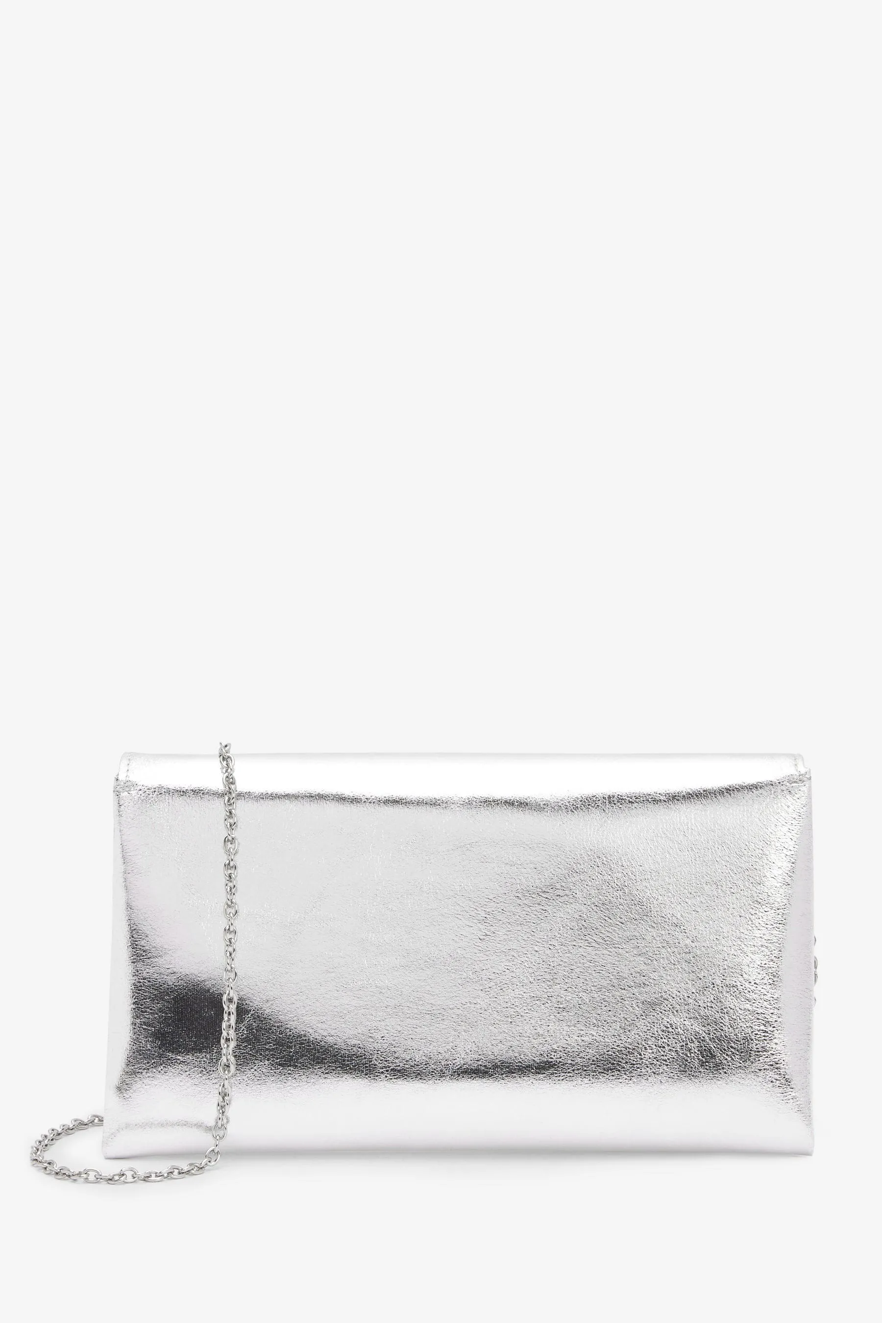 Borsa pochette con catena a tracolla rimovibile