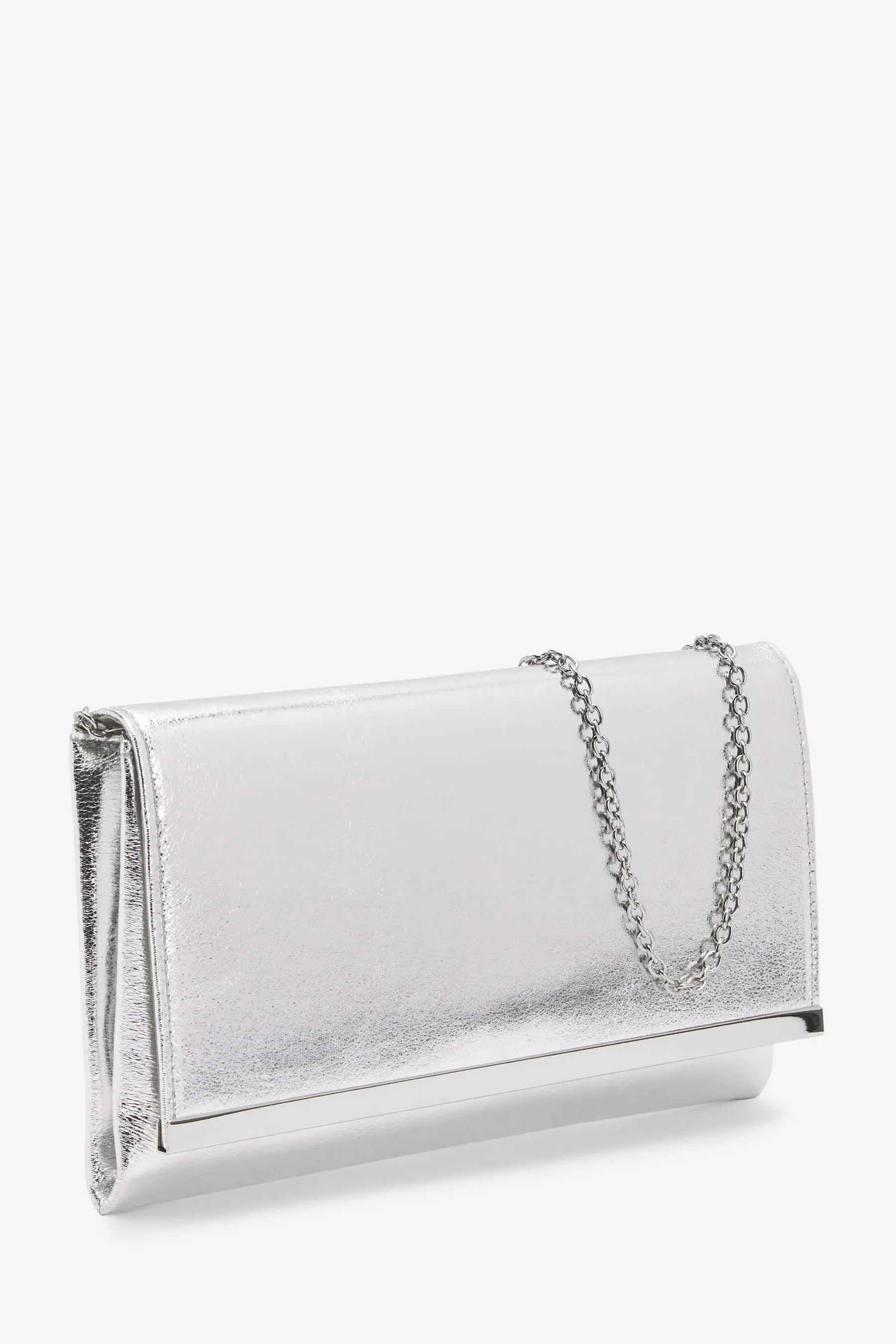 Borsa pochette con catena a tracolla rimovibile