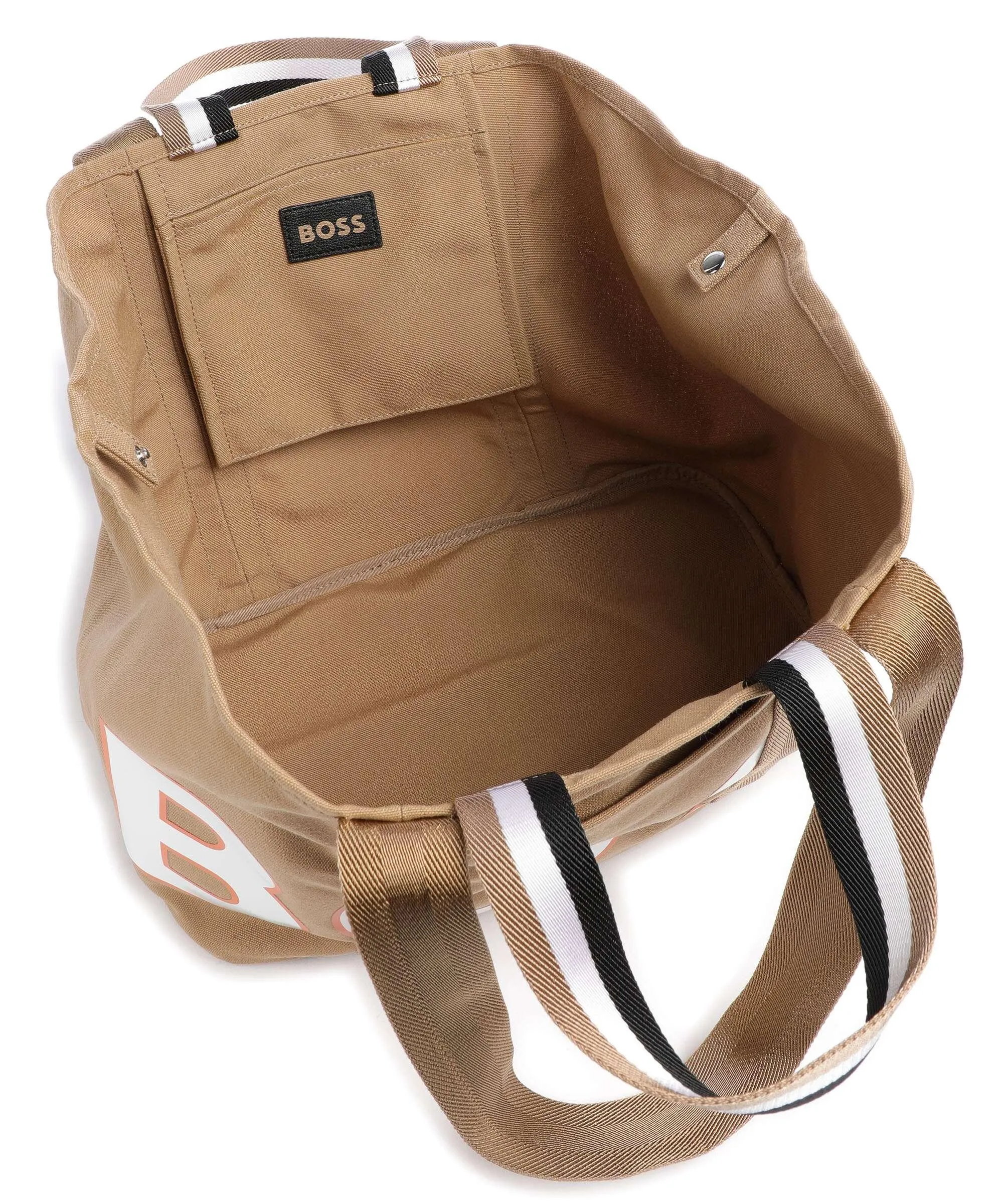 BOSS Deva Borsa shopper poliestere beige  
