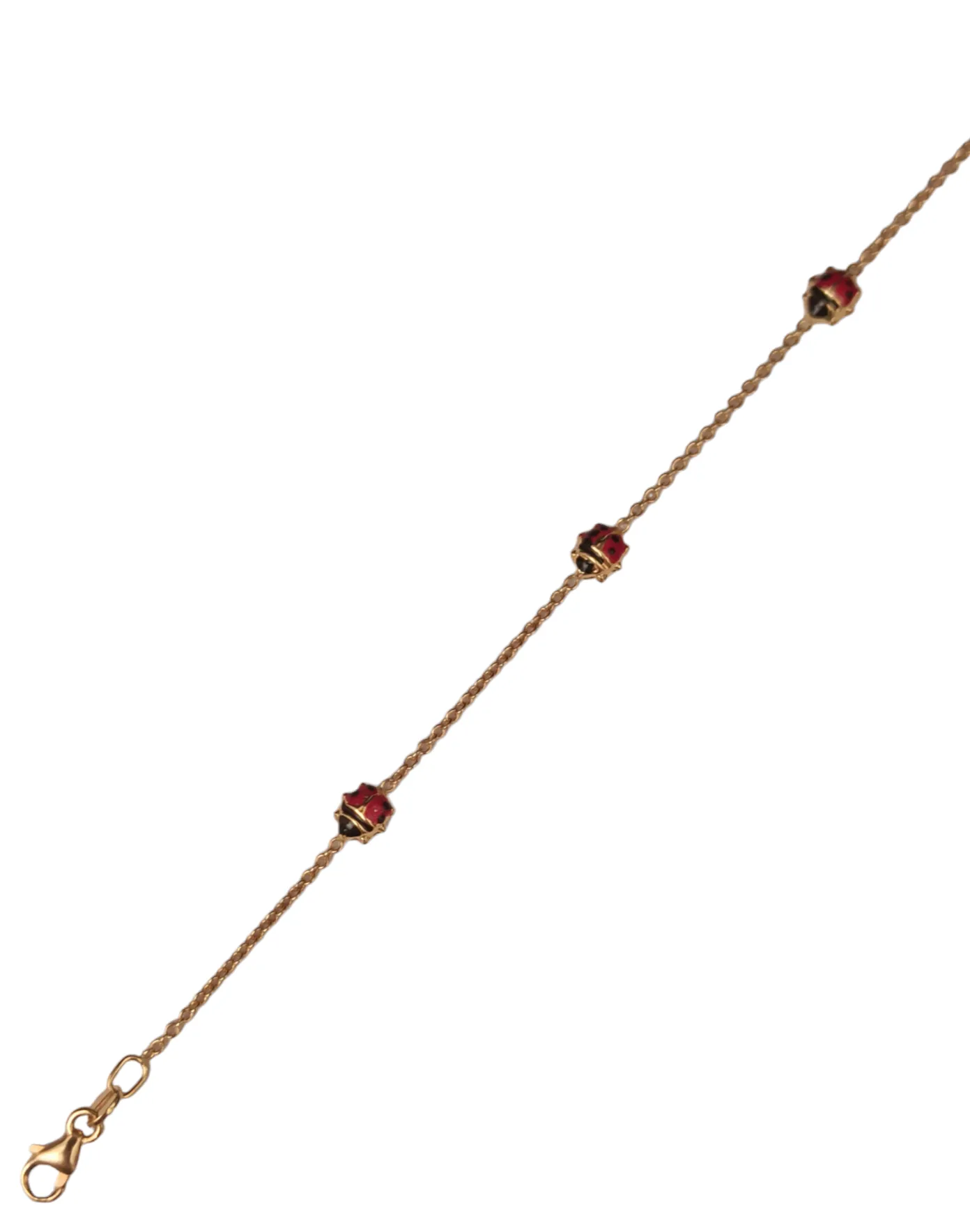 Bracciale bimba con coccinelle in oro giallo
